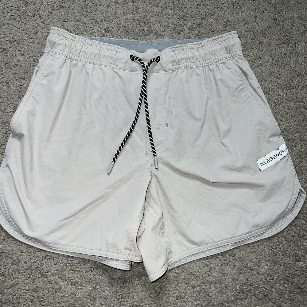 Legends Luka Shorts Mens Small Heather Grey Linerless Athletic Gym Training 7in
